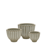 Fancy White Acorn Ceramic Vase