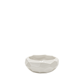 White Geometric Bowl
