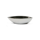 Ceramic Boat Vase in Silver