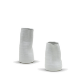 White Formed Vase