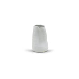 White Formed Vase