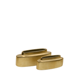 Unique Gold Narrow Floral Pot