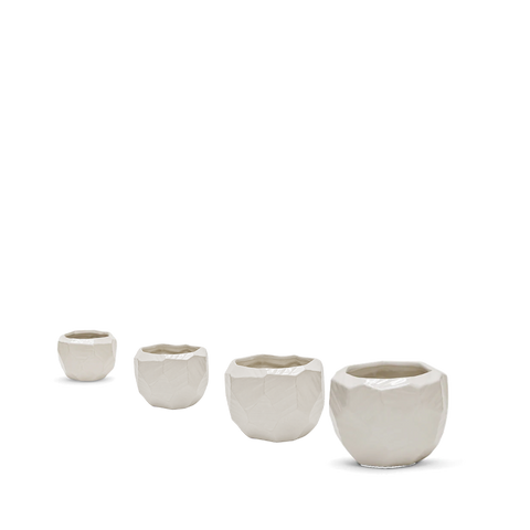 Geometric Pot  4"W - 6.7"W