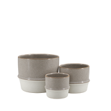 Two Tone Ceramic Cylinder Vase