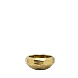 Gold Geometric Bowl