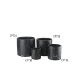 Black And White Marble Orchid Pot